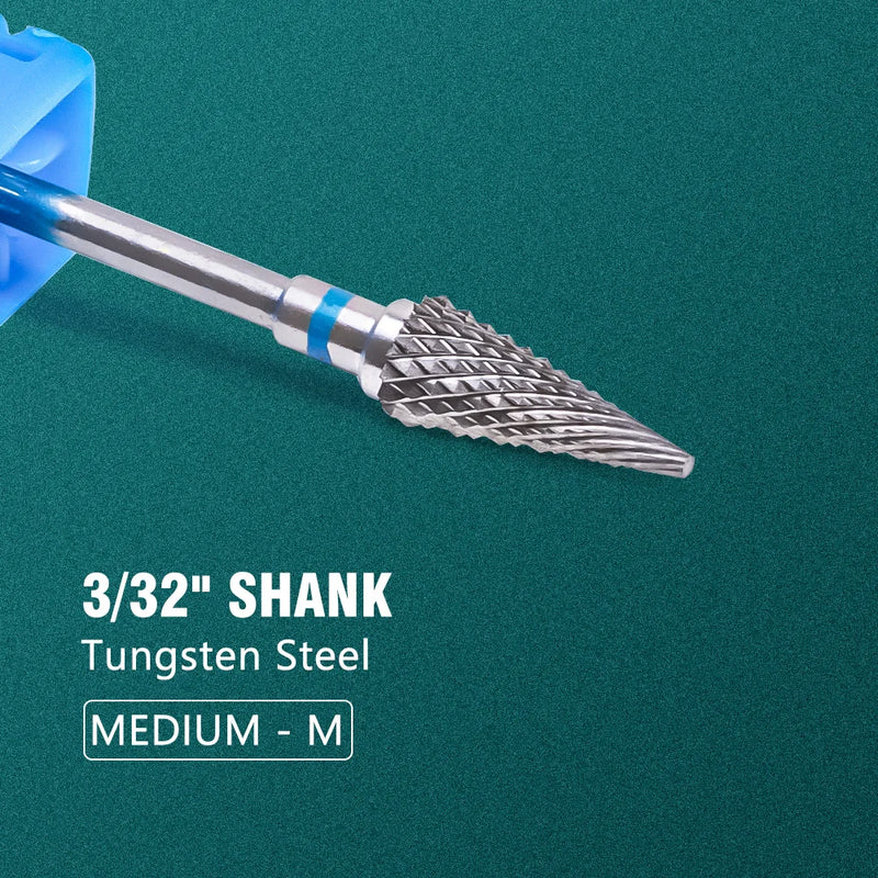 Dmoley Tungsten Carbide Nail Drill Bit Electric Manicure Drills For Milling Cutter Ceramic Nail Burr Pedicure Accessories