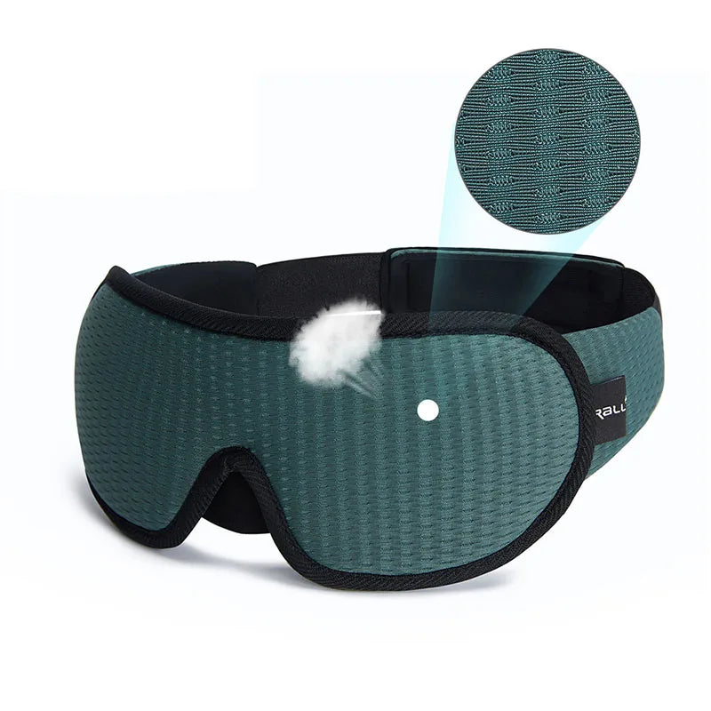 3D Mask for Sleep Eye Mask Lights Blockout Soft Padded Sleeping Fabric Cover Shade Blindfold Eyepatch