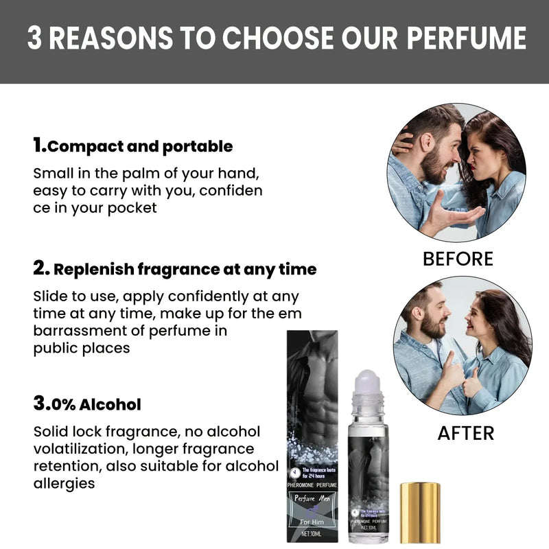 Sexually flirting pheromone for men and women, Perfume  essential oil, sexy perfume for adults