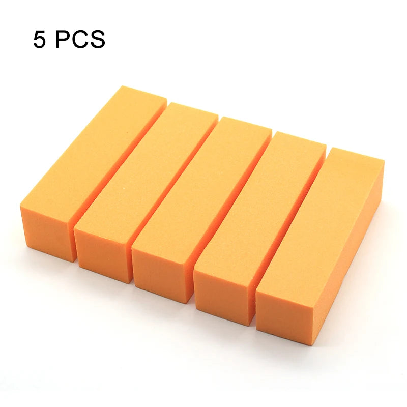 Nails Buffer Grind Buffing Block pink Nail File For Pedicure Manicure Care Nail Art Sponge Buffer Polish Nail accessories Tools