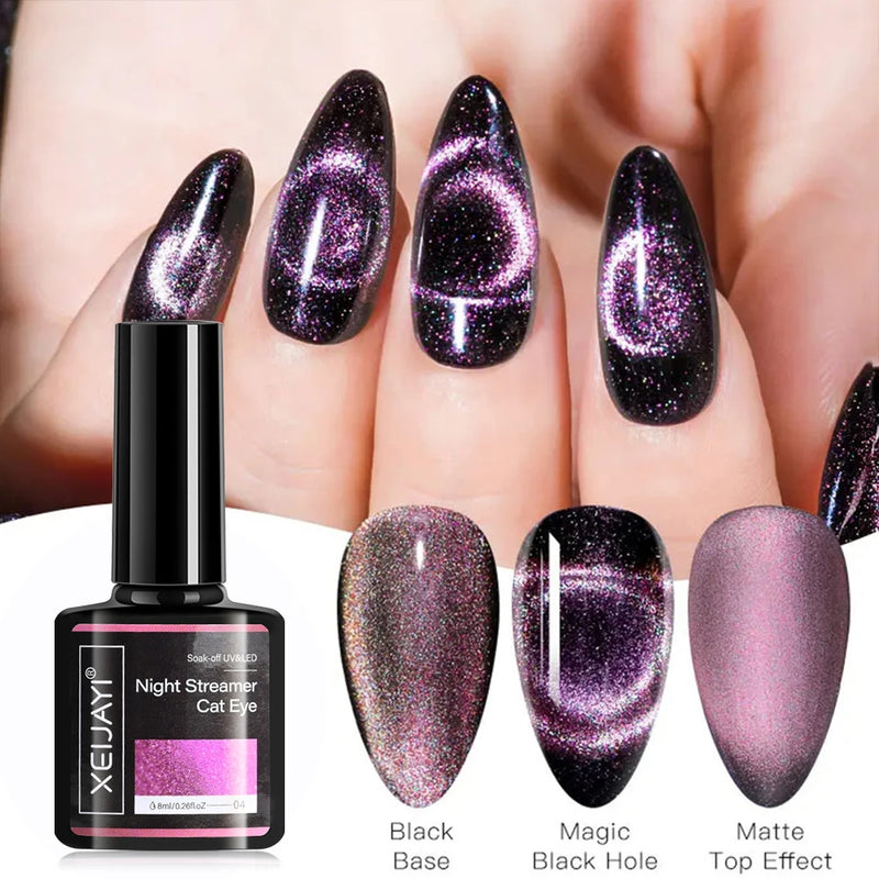 5/7/8ml Super-Bright Metallic Painting Liner Gel Polish Silver/Gold/Rose Mirror Gel Nail Polish Semi Permanent UV Nail Art Verni