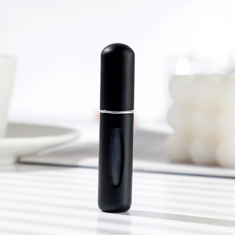 Portable Mini Travel High-end Perfume Bottle Base Refill Bottle Straight Charging Small Sample Perfume Aluminum Material