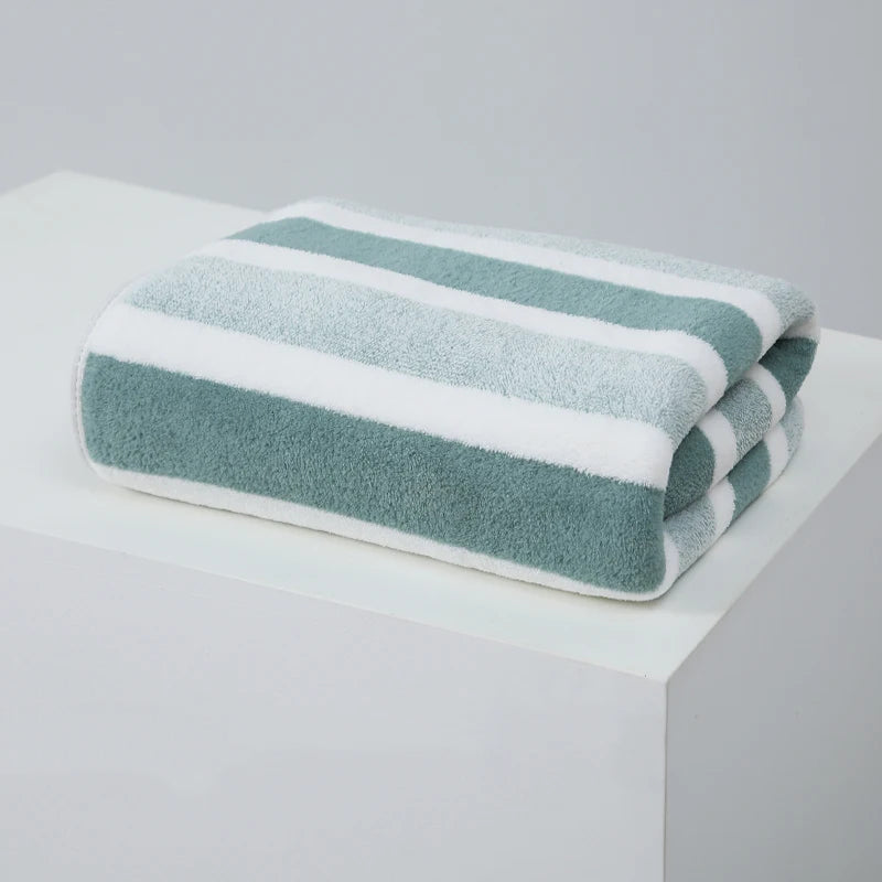 1 Pc Thickened Absorbent Bath Towel Soft Face Towel for Home