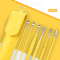 Ear Cleaner Set Earpick Ear Wax Remover Ear Spoon Curette Ear Cleaning Spiral Earpick Easy Earwax Removal Ear Cleaner Kit Gadget