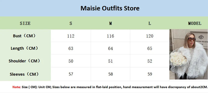 Luxury Winter Loose Women's Thick Fluffy Faux Fur Coats Fashion Solid Cropped Oversized Warm Jacket 2024 New Lady Chic Outerwear