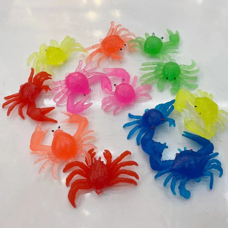 Children's 10Pcs/Set Kawaii Simulation Rubber Goldfish Baby Bath Water Play Games Toys for Kids Toddlers Bathing Shower Gifts