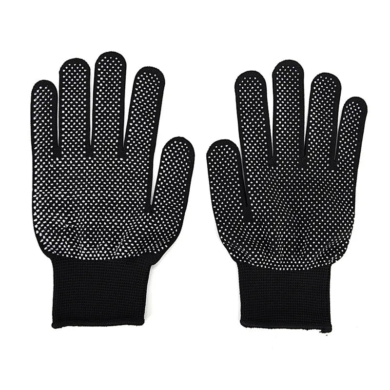 Heat Resistant Glove Hair Straightener Perm Curling Hairdressing Heat Resistant Finger Glove Styling Tool Thermal Styling Gloves