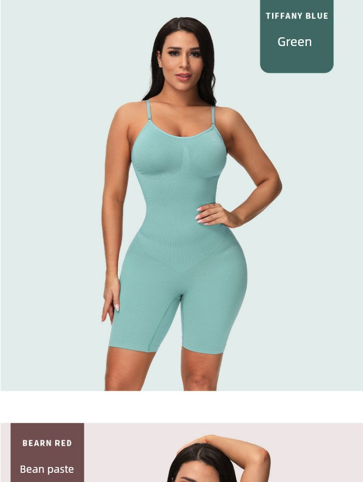 Cross-Border Seamless One-Piece Corset Women's Belly Contracting and Hip Lifting Shaping Intimates Stretch Bodybuilding Corset