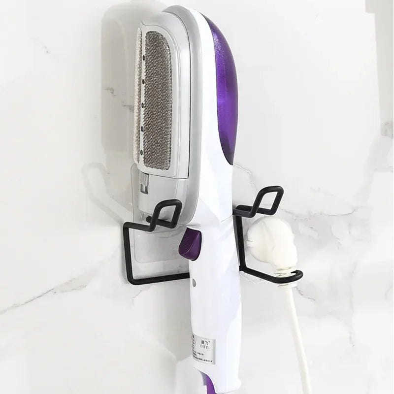 Holder Wall Mounted Hair Straightener Dryer Holders Organizer Storage Rack Shelf Bathroom Accessories