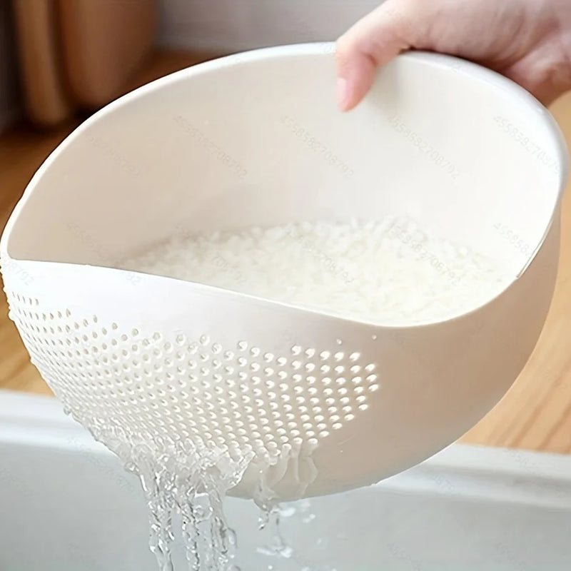 1 Piece of Rice Drainage Basket Rice Filter Fruit and Vegetable Drainage Sieve Kitchen Supplies Small Tools Multi-purpose