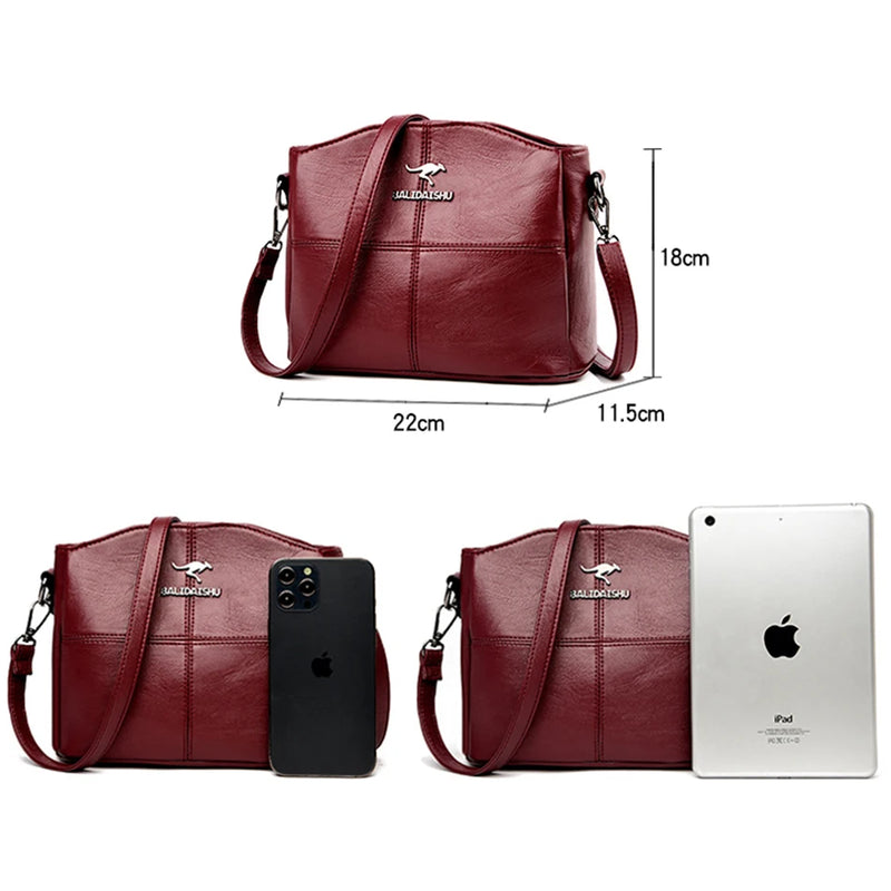 High Quality Leather Crossbody Bag New Luxury Handbags Women Bags Designer Small Shoulder Messenger Bags for Women 2021 Sac