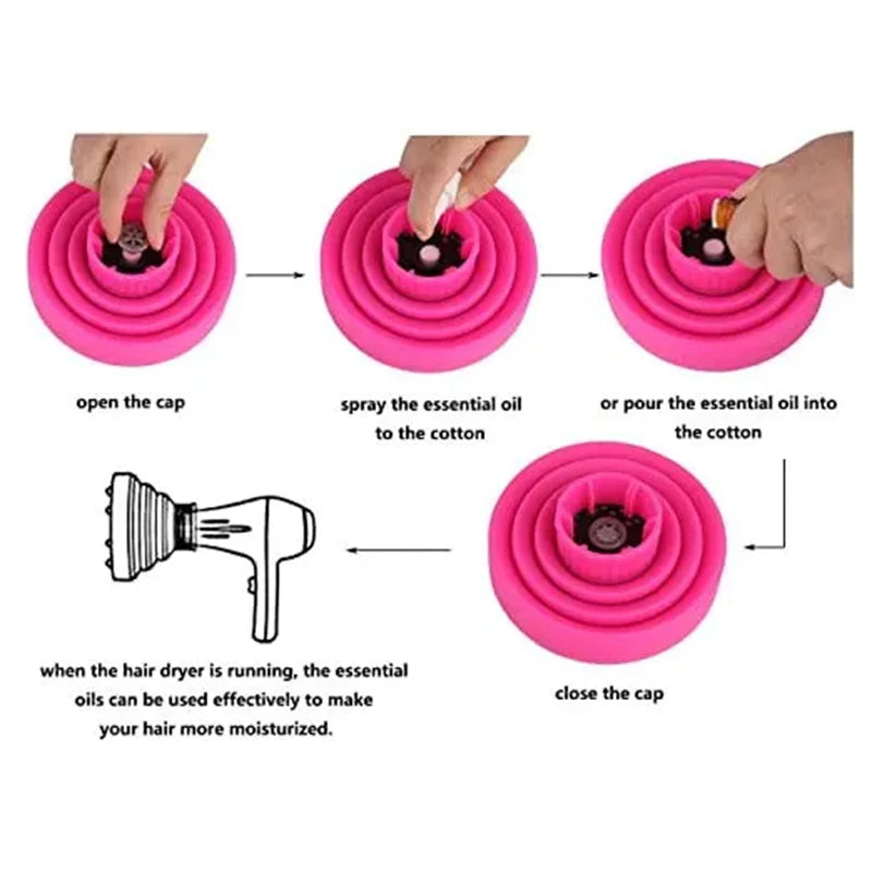 Suitable 4-4.8cm Universal Hair Curl Diffuser Cover Diffuser Disk Hairdryer Curly Drying Blower Hair Styling Tool Accessories