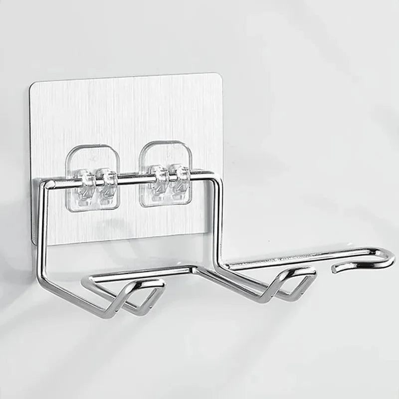 Holder Wall Mounted Hair Straightener Dryer Holders Organizer Storage Rack Shelf Bathroom Accessories