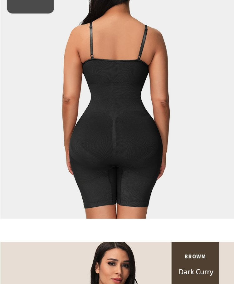 Cross-Border Seamless One-Piece Corset Women's Belly Contracting and Hip Lifting Shaping Intimates Stretch Bodybuilding Corset