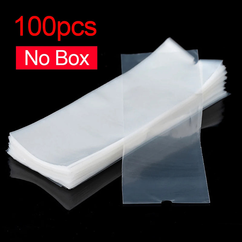 50/100pcs Tattoo Cartridge Filter Pen Clip Sleeves Bags Supply Disposable Tattoo Machine Cord Covers Bags Tattoo Accessories