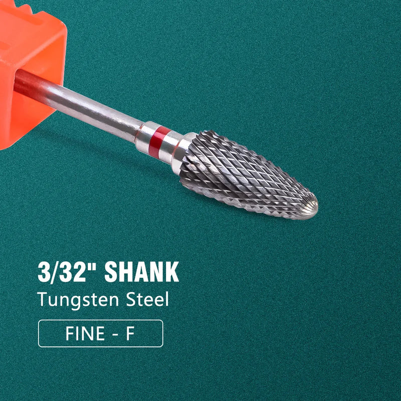 Dmoley Tungsten Carbide Nail Drill Bit Electric Manicure Drills For Milling Cutter Ceramic Nail Burr Pedicure Accessories