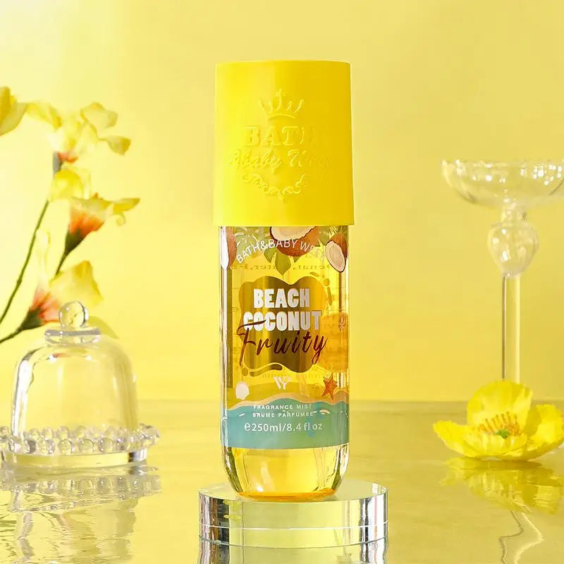 250ml Brand Rose Peach Perfume Vanilla Coconut Cham Flower Fruit Fragrance Date Secret Body Deodorant Spray Valentine's Day Gift