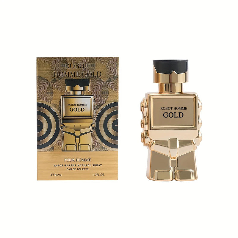30ML 1.0FL.OZ Robot Perfume for Men, Eau de Toilette Spray, Spicy Woody Notes, Fresh and Long Lasting, Men's Perfumes