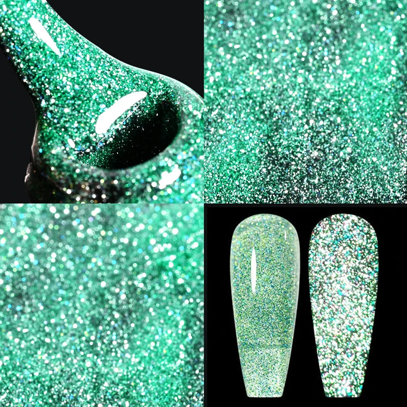 5/7/8ml Super-Bright Metallic Painting Liner Gel Polish Silver/Gold/Rose Mirror Gel Nail Polish Semi Permanent UV Nail Art Verni