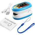 Rechargeable Child Finger Pulse Oximeter TFT Display Strap Lanyard Blood Oxygen Saturation Meter Children Kids Oximetro SPO2