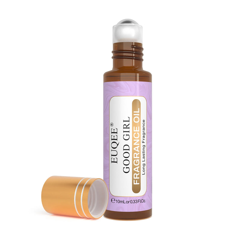 EUQEE 10ML Angel Coconut Vanilla Good Girl Roller Fragrance Oils For Women Easy Carry,Long Lasting Aromatherapy Body Fragrance