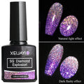 5/7/8ml Super-Bright Metallic Painting Liner Gel Polish Silver/Gold/Rose Mirror Gel Nail Polish Semi Permanent UV Nail Art Verni