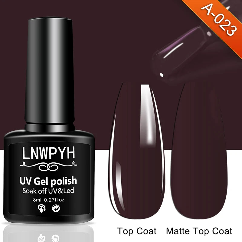 Nail Gel Polish 36 Color Gel Nail Polish Semi Permanent Gel Vernis Base Top Coat Nail Art Manicure Soak Off LED UV Gel Varnishes