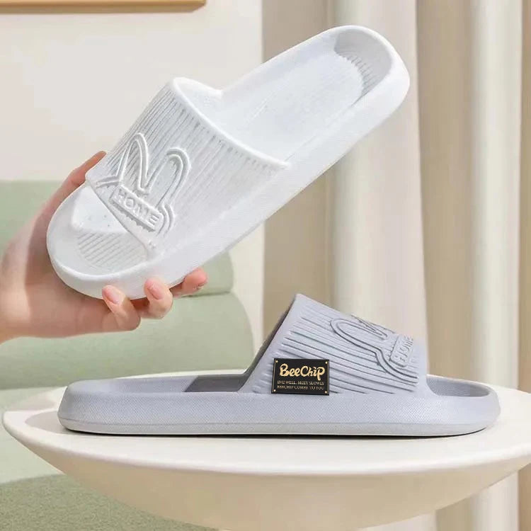 Slippers Massage Shower Bathroom Anti-slip Quick Dry Toe Super Soft Comfortable Thick Bottom Home Indoor Slippers