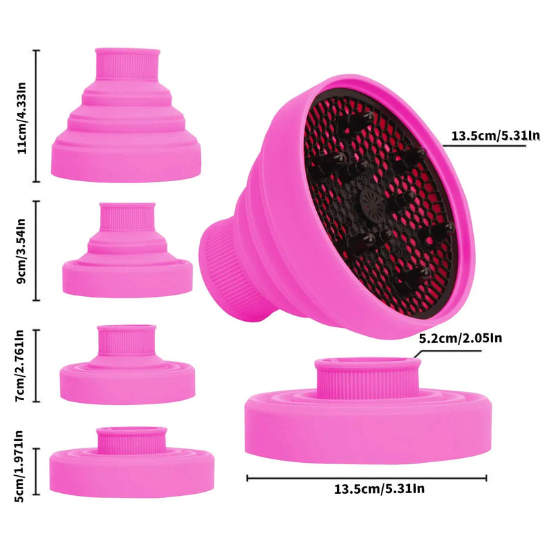 Suitable 4-4.8cm Universal Hair Curl Diffuser Cover Diffuser Disk Hairdryer Curly Drying Blower Hair Styling Tool Accessories