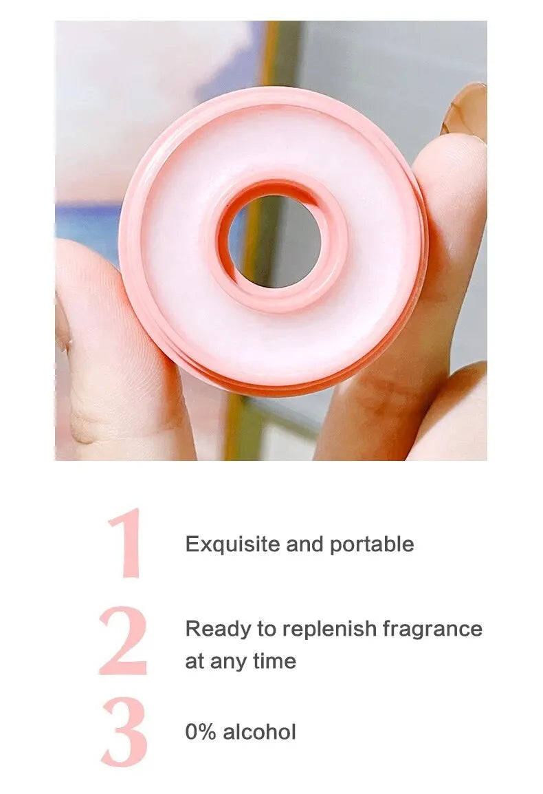 Women's Solid Perfume Portable Solid Balm Long Lasting Fragrance Fresh Elegant Cute Modeling Body Aromatherapy Deodorant Perfume