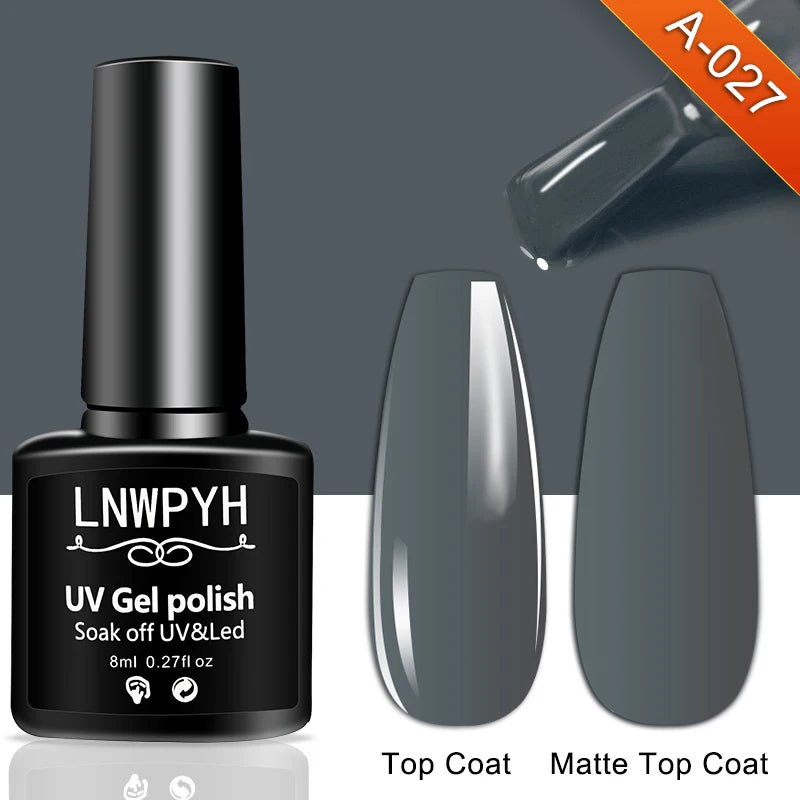 Nail Gel Polish 36 Color Gel Nail Polish Semi Permanent Gel Vernis Base Top Coat Nail Art Manicure Soak Off LED UV Gel Varnishes