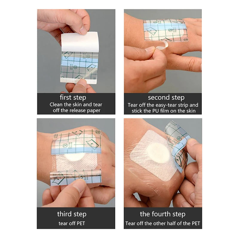 5m Waterproof Protective Tattoo Healing Film For Aftercare Bandage Transparent Skin Repair Wrap Roll