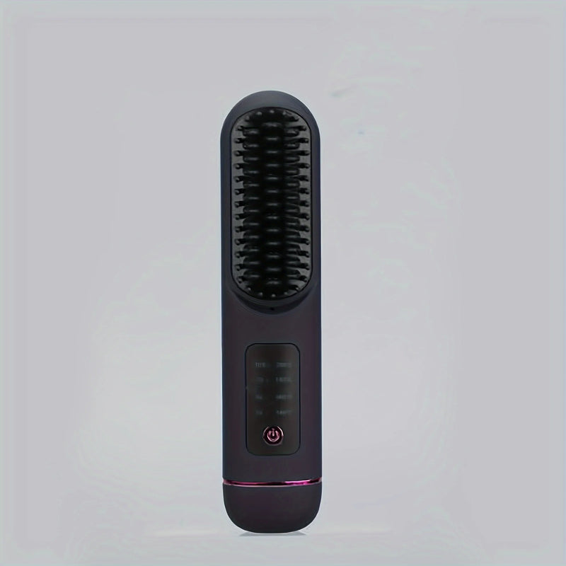 Portable rechargeable straight hair comb negative ion straight hair comb does not damage hair straightening clip curling iron