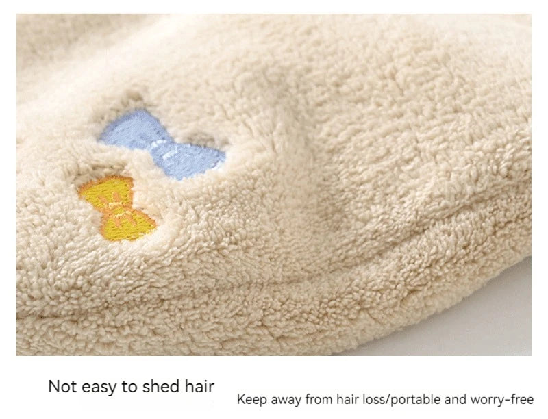 Cute Cartoon Tanuki Hanging Towel Coral Velvet Hair Does Not Lose Thick Cloth Kitchen Bathroom Absorbent Towels