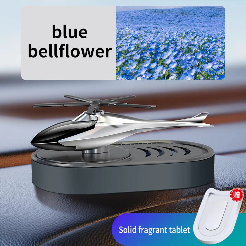 Car Aromatherapy Solar Plane Car Center Console Perfume Decoration Car Rotary Seat Creative Car Pendulum