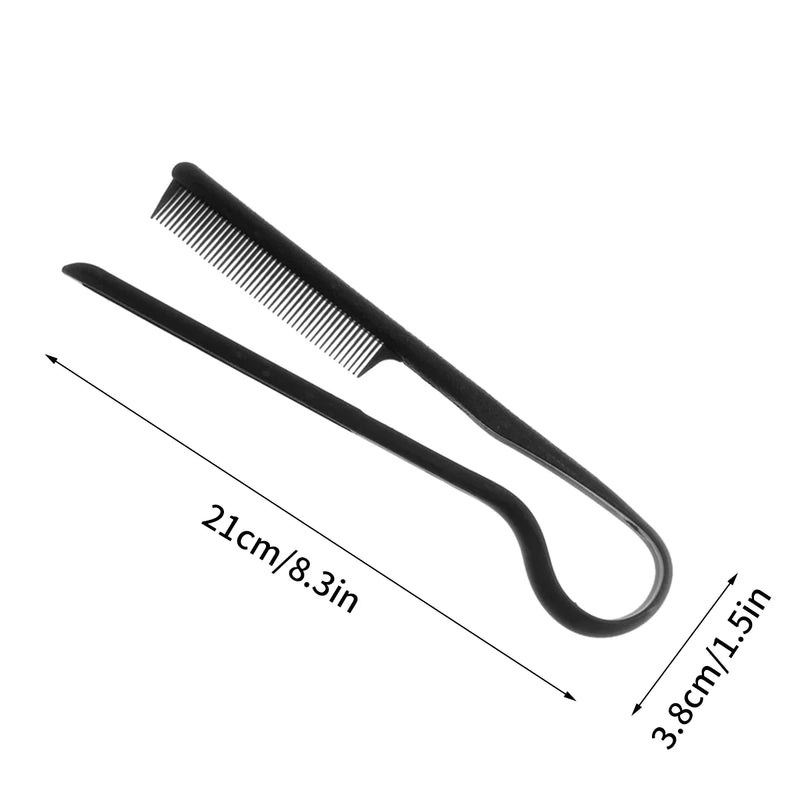 1PC Useful Hair Straighten Salon Comb Hairdressing Smooth Tool Hold Tongs Hair Styling Tools for Women Hair Brush Straightener