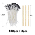 Pure Cotton Candle Wick Wick Bracket Silicone Punch Awl DIY Gift Candle Making Set Easy to Use