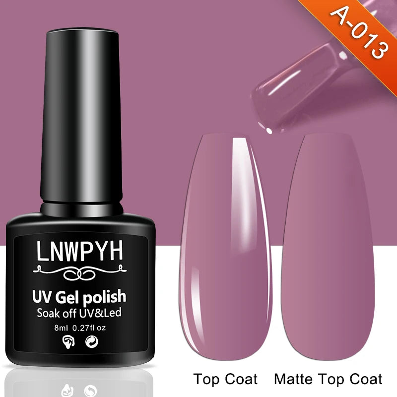 Nail Gel Polish 36 Color Gel Nail Polish Semi Permanent Gel Vernis Base Top Coat Nail Art Manicure Soak Off LED UV Gel Varnishes