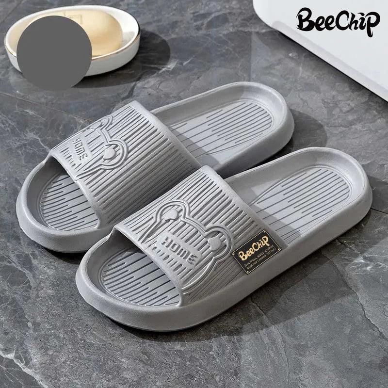 Slippers Massage Shower Bathroom Anti-slip Quick Dry Toe Super Soft Comfortable Thick Bottom Home Indoor Slippers