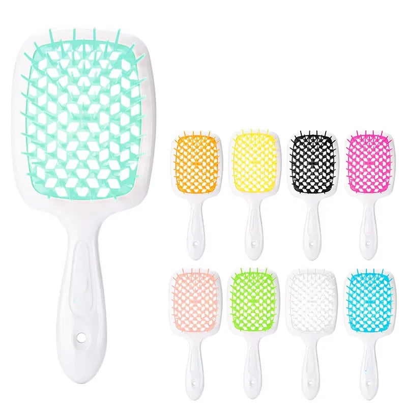 Hairdressing Hair Smoothing Honeycomb Curved Cutout Hair Brush Used For Styling Combing And Massaging The Scalp Hair Comb