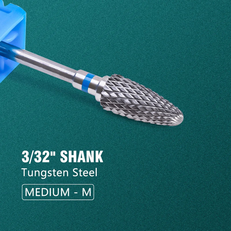 Dmoley Tungsten Carbide Nail Drill Bit Electric Manicure Drills For Milling Cutter Ceramic Nail Burr Pedicure Accessories