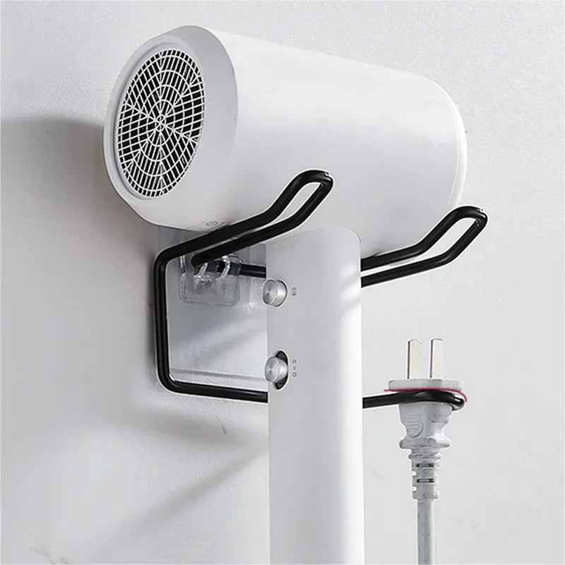 Holder Wall Mounted Hair Straightener Dryer Holders Organizer Storage Rack Shelf Bathroom Accessories