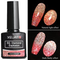 5/7/8ml Super-Bright Metallic Painting Liner Gel Polish Silver/Gold/Rose Mirror Gel Nail Polish Semi Permanent UV Nail Art Verni