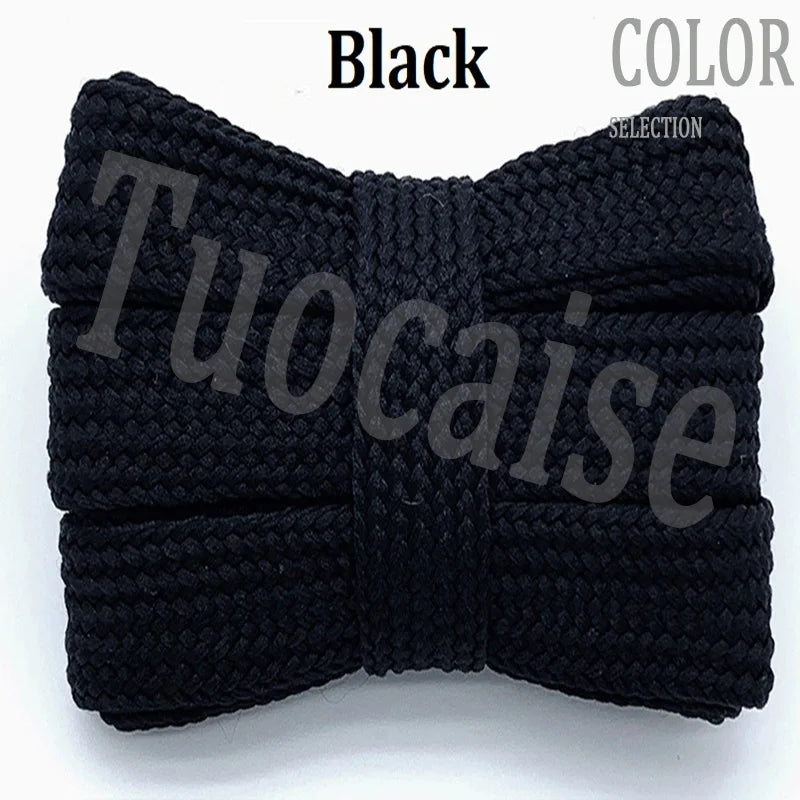 1 Pair 20mm Wide Thickened Flat Monolayer Colored High Quality Soft Laces Board Shoes Canvas Shoes For Sneakers Sports Shoelaces