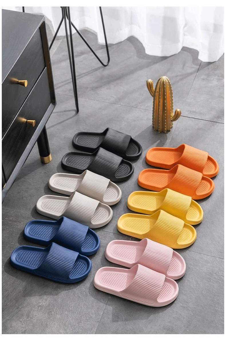Soft Sole Massage Shower Shoes for Women Men Couples Waterproof Non-slip Home Leisure Fashion Bathroom Slippers