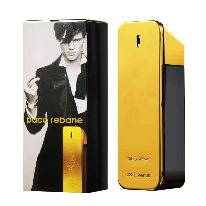 100ml Original Perfume Million Gold High Quality Attract Cologne Perfume Lasting Strong Masculine Men Women Body Spray Party