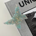 1PC 2024 New Butterfly Hair Claw Sweet French Acetate Fiber Hair Clamps Colorful Hair Decorate Long Hair Accessories Hair Clip