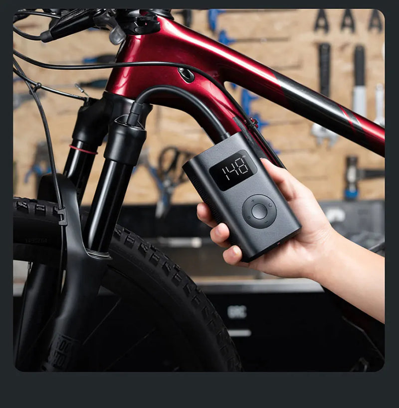 Xiaomi Mijia Air Pump 2 25%Speed Boost Mini Portable Electric Air Compressor Treasure 150PSI Type-C LED Multitool Inflator Xiomi