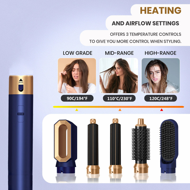 Hair Dryer Multi 5 In1 Hair Styler Curling Iron Hair Straightener With Hair Brush Hairdryer For Hair Dryer Hair Multi Styler