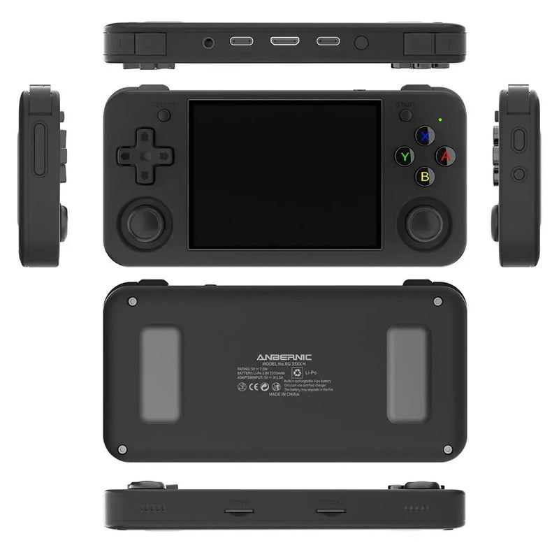 ANBERNIC RG35XX H Handheld Game Console Linux 3.5 Inch IPS Screen H700 Retro Video Games Player 3300mAh 64G 5528 Classic Games